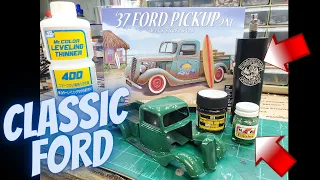 This color is GREAT!! Revell 1:25 scale 1937 Ford Pickup build.