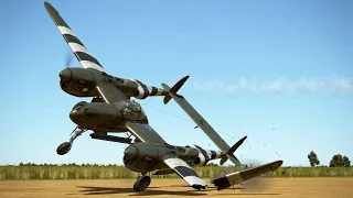 Satisfying Airplane Crashes, Cracked Wing & Bombings! V299 | IL-2 Sturmovik Flight Simulator Crashes
