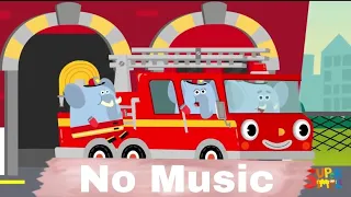 Here Comes The Firetruck | No Music | Vocal | بدون موسیقی