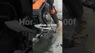 honda cb500f sound