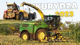 Kukurydza na Kiszonkę 2023 🌽 UR Boćkowscy 🌽 Mega Wtopa ❗❗❗ John Deere 8300i 🔥 2x New Holland 🔥