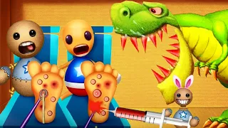 Kick the Buddy 2024 | All Animals vs Dinosaurs T-rex vs 2 Buddyman