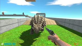 FPS avatar with all weapons in new map - Animal Revolt Battle Simulator