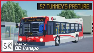 ROBLOX | OCTranspo RBLX Route 57 to Tunneys Pasture (ARGUEMENT BETWEEN CEO & RUN HOST)