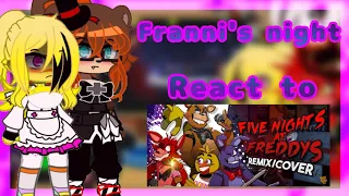 ❄️ FNIA react to FNAF song ❄️ [] FNAF x Gacha [] ❄️ enjoy the video ❄️