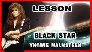 Black Star - solo lesson ( Yngwie Malmsteen )