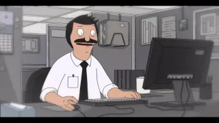 Bob dreams about an office job - Bob's Burgers