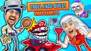 SUPER TROLLARIO BROTHERS! Hilarious Trollface Quest Video Games 2! FGTEEV Funny Meme Gameplay