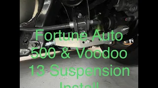 2023 GR 86 Install FORTUNE AUTO 500 COILOVERS & VOODOO 13 SUSPENSION...