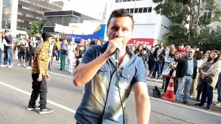 A VOLTA DO CANTOR ALEMÃO DA PIZADINHA LOTA AVENIDA PAULISTA CANTANDO 🎤 PISEIRO VEJA O REGAÇO