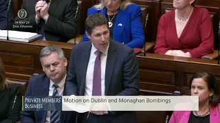 Watch Sinn Féin's Motion on the Dublin-Monaghan bombings on the 50th anniversary of the attacks.