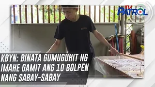 KBYN: Binata gumuguhit ng imahe gamit ang 10 bolpen nang sabay-sabay | TV Patrol