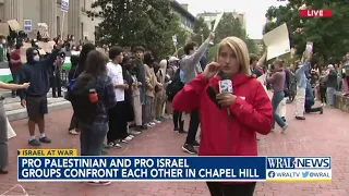 Israeli man speaks about experience at heated protest