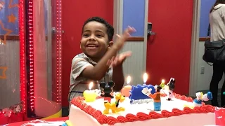 LJ's 4th Birthday Party at Chuck E Cheese's