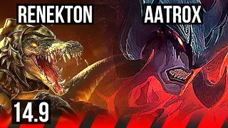 RENEKTON vs AATROX (TOP) | 600+ games, 6/3/10 | EUW Diamond | 14.9