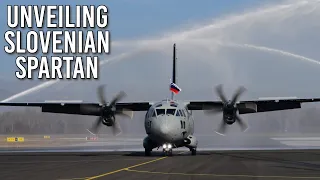 Unveiling the First Slovenian 🇸🇮 C-27J Spartan  "Martin Krpan"