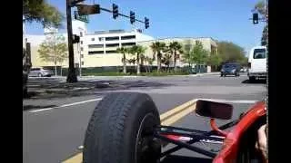 Davey Hamilton Drives an IndyCar in City Traffic