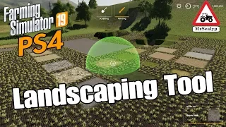 Farming Simulator 19, PS4, A Guide to... Landscaping Tool. Assistance!