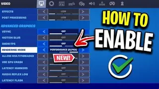 HOW TO GET MOBILE BUILDS/PERFORMANCE MODE ON PS4 #fortnite #performance mode #fortnitecommunity