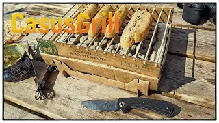 CasusGrill 6 € (Öko?) Einweggrill | Bratwürste mit Kartoffelsalat | Barbeque BBQ | Schwarzwald