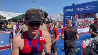 Kieran Lindars after his incredible win at Challenge Almere-Amsterdam 2022