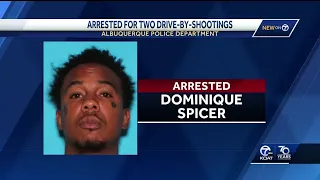 Man arrested after two drive-by shooting in Albuquerque