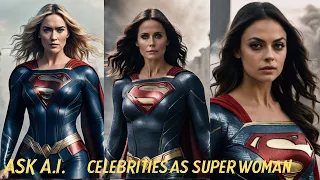 Ask A.I. Celebrities As Super Woman