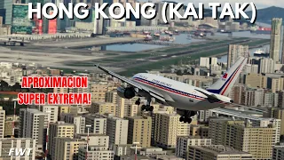 KAI TAK Airbus A310 China Eastern // Shanghai - Hong Kong // Msfs 2020