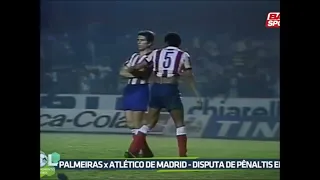 1977/78.- Palmeiras SP 1 (3) vs. Atlético Madrid 1 (4) Ciudad de São Paulo - Semifinal