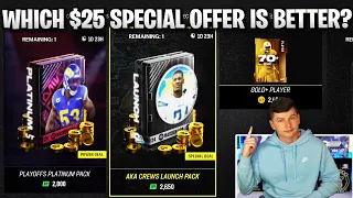 WHICH $25 SPECIAL OFFER IS BETTER? AKA CREWS LAUNCH PACK OR PLAYOFFS PLATINUM!