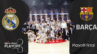 Real Madrid - Barça (81-74) RESUMEN | Playoff Final 2021-22