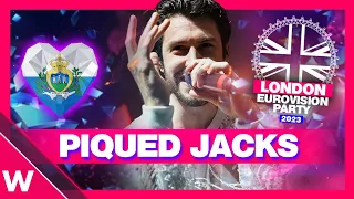 🇸🇲 Piqued Jacks "Like An Animal" (San Marino 2023) - LIVE @ London Eurovision Party