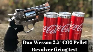 Dan Wesson 2.5″ CO2 Pellet Revolver Firing test by Airsoft gun india