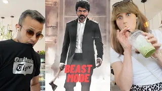 Beast Mode - Official Lyric Video | Beast | Thalapathy Vijay | Nelson | Anirudh | Reaction 🔥 🔥 🔥