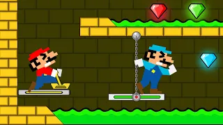 Mario HOT & Mario ICE Escape the Watergirl and Fireboy (Part 56)