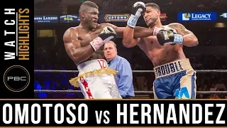 Omotoso vs Hernandez HIGHLIGHTS: December 15, 2017 - PBC on FS1