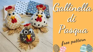 Decorazioni di Pasqua, Gallinella fai da te | Little Easter Hen/Chicken DIY