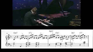 Make Someone Happy - Bill Evans Solo Transcription