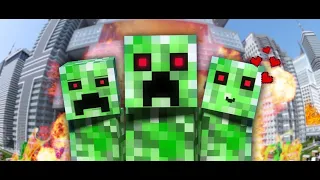 НЯША КРИПЕР   Майнкрафт Клип   Minecraft Parody Song of PSY's Daddy