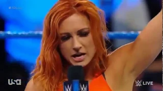 Becky Lynch explains her SummerSlam actions:WWE SmackDown Live 21.08.18