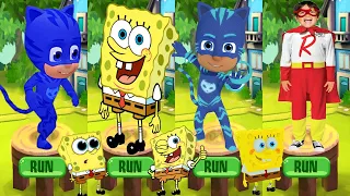 Tag with Ryan PJ Masks vs Spongebob: Sponge on the Run - Catboy Update Combo Panda - All Characters