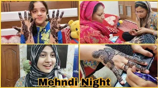 Sab k Mehndi Lagai Chaand Raat Full Night vlog Ammi ne di Kuch zimmedari - AMBER Naz Official ❤️