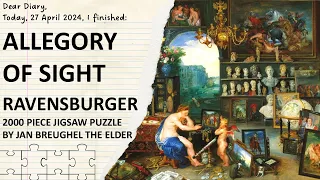 Ravensburger: Allegory of Sight (by Jan Brueghel The Elder - 1660) 2000 piece puzzle, released 2002.