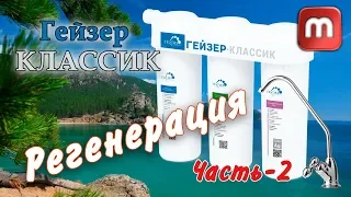 Фильтр Гейзер Классик. Регенерация. 1,5 года эксплуатации