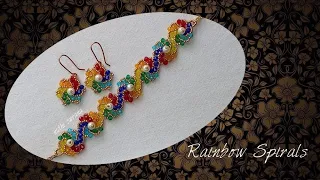 Super Crazy Crystal Bracelet & Earrings/Jewelry making/Pulsera Aretes Tutorial diy