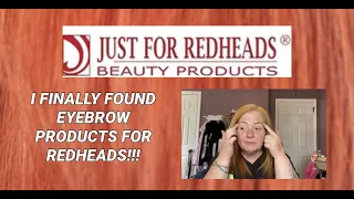 Eyebrow Products for Redheads