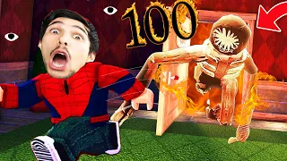 HO RAGGIUNTO LA PORTA 100 SU ROBLOX DOORS!! *FINALE PAZZESCO*