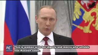 Putin delivers International Women's Day address