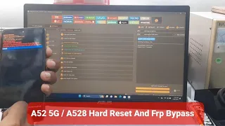 Samsung A528f / A52 5G Hard reset and FRP Bypass Unlock *#0*# Unlocktool