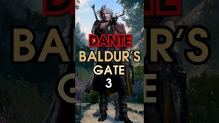 how to build Dante (DMC) in Baldurs Gate 3 in 1min - Fighter/Bard build #shorts #baldursgate3